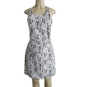 Express Snakeskin Printed Dress with Racerback